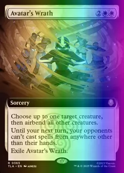 MTG Avatar's Wrath (365/447) Avatar The Last Airbender NM FOIL - Image 1