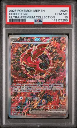 Pokemon Promo 023 MEGA CHARIZARD X EX PSA 10 024 ORICORIO EX PSA 10 Sequential - Image 4