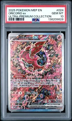 Pokemon Promo 023 MEGA CHARIZARD X EX PSA 10 024 ORICORIO EX PSA 10 Sequential - Image 2
