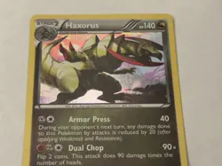 Haxorus BW57 Holo Black White Black Star Promo Pokemon NM/ M 2012 - Image 1