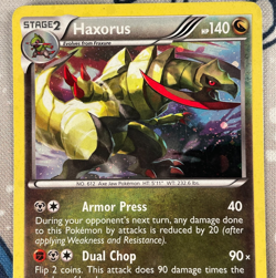 Haxorus BW57 Black Star Promo Holo Black & White Pokemon Card 2012 MP - Image 2