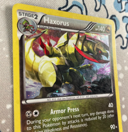 Haxorus BW57 Black Star Promo Holo Black & White Pokemon Card 2012 MP - Image 3