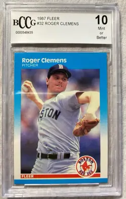 Lot of Roger Clemens Graded Cards (4) - All 10 Mint or Better - '87 Fleer + more - Image 4
