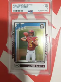 Lot Of 4 PSA Graded Cards All Rookies Jayden Daniels JJ McCarthy Garrett Wilson - Image 4