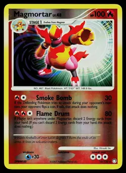 Pokemon Card - Magmortar Mysterious Treasures 12/123 Holo Rare Reverse Holo - Image 1