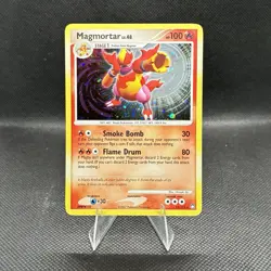 (LP) Magmortar 12/123 2007 Mysterious Treasures Holo Rare Pokemon Card - Image 1