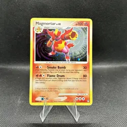 (LP) Magmortar 12/123 2007 Mysterious Treasures Holo Rare Pokemon Card - Image 2
