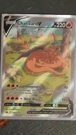 Pokemon TCG Charizard v Sword & Shield SWSH260 Holo PSA 10 Promo Card - Image 2