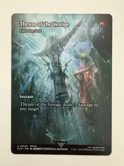 Thrum of the Vestige Showcase Borderless MTG Magic Gathering Card NM Mint FCA - Image 1