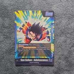 Bandai Dragon Ball Super Card Game FB04 Son Gohan Adolescence Leader Holo Awaken - Image 2