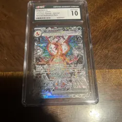 Obsidian Flames Charizard ex SIR 223/197 CGC 10 GEM MINT Pokemon Card - Image 1