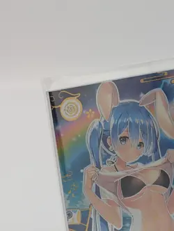 Re: Zero, Rem Waifu Bikini Bunny RARE Signed XR #79/99 Card Goddess Story Anime - Image 3
