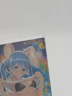 Re: Zero, Rem Waifu Bikini Bunny RARE Signed XR #79/99 Card Goddess Story Anime - Image 4