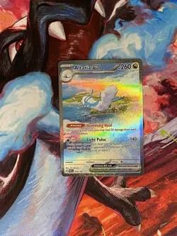 Pokemon TCG Altaria EX Paradox Rift Holo Card Special Illustration Rare 253/182 - Image 1