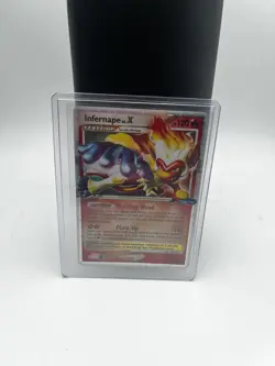 Pokemon TCG Infernape LV.X Holographic Card HP 120 Burning Head Flare Up 150 - Image 1