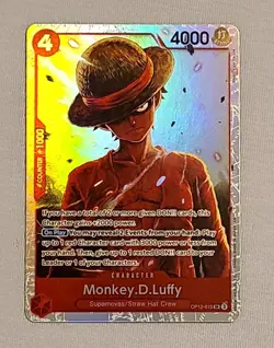 One Piece Monkey D. Luffy Card Game OP12-015 SR Legacy of the Master - Image 1