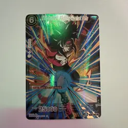 Dragonball Card - (NM) SS4 Bardock, Fighting Against Fate P-261 PR Gold Foil - Image 1