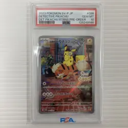 PSA10 Detective Pikachu 098 SV-P GEM MT PROMO Pokemon card * - Image 1