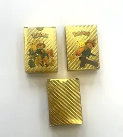Pokemon Gold Vinyl Card Deck Boxes (empty) - Image 2