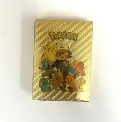 Pokemon Gold Vinyl Card Deck Boxes (empty) - Image 3