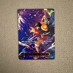 Luffy OP09-119 SEC SP Alt Art Carrying on His Will ONE PIECE Card Japanese NM - Image 1
