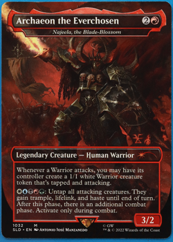 Archaeon the Everchosen Najeela the Blade-Blossom (Secret Lair) Promo NM 506389 - Image 1