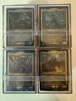 Magic: The Gathering - All 4 Warhammer 40K Commander Decks - Sleeved - Image 1