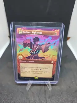 Redirect Lightning [Showcase Foil] #343 Magic Avatar: The Last Airbender MTG NM - Image 1