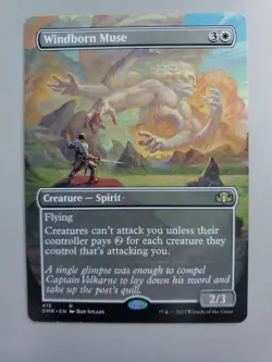 MTG Windborn Muse Dominaria Remastered 415 Alternate Art Rare - Image 1