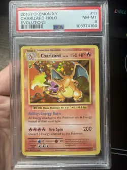 2016 Pokemon Xy Evolutions Charizard-Holo #11 PSA 8 - Image 3