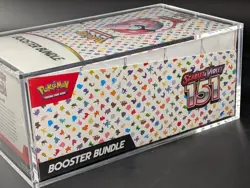 Pokemon 151 SV3.5 Booster Bundle Display Factory Sealed Case W/Acrylic Case - Image 4