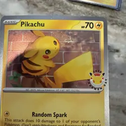 Pikachu 051/162 Stamped 2026 Pokemon Day Promo SWIRLS 🌀 - Image 3