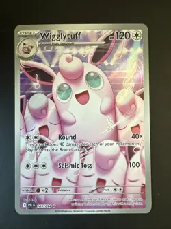Pokemon TCG Wigglytuff Illustration Rare ME02: Phantasmal Flames 105/094 NM - Image 1