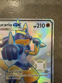 Lucario GX SV64/SV94 Hidden Fates Shiny Vault Pokemon 2019 Nm - Image 3