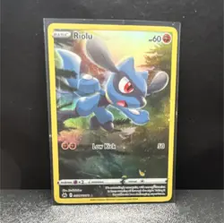 Pokemon Riolu GG26/GG70 Crown Zenith Galarian Gallery Ultra Rare Full Art Holo - Image 1