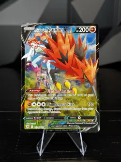 Pokemon Galarian Zapdos V TG19/TG30 SWSH Astral Radiance Trainer Gallery Holo NM - Image 1