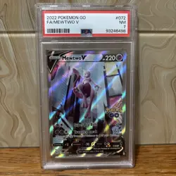 Mewtwo V 72 Pokemon Go Pokemon PSA 7 - Image 1