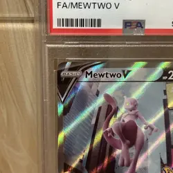 Mewtwo V 72 Pokemon Go Pokemon PSA 7 - Image 2