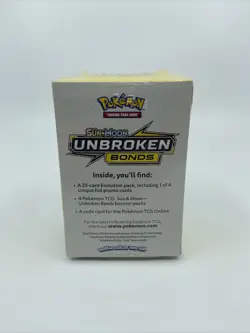 Pokemon Sun & Moon UNBROKEN BONDS Pre-Release Kit New/Sealed - Image 2
