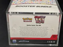 Pokemon 151 SV3.5 Booster Bundle Display Factory Sealed Case W/Acrylic Case - Image 3