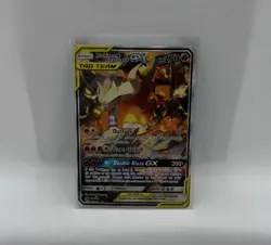 Pokemon Reshiram & Charizard GX SM201 Sun & Moon Black Star Promo NM! - Image 1