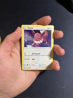 HD / MEW TAIL SWIRL Eevee SWSH127 Black Star Promo Pokemon NM - Image 3