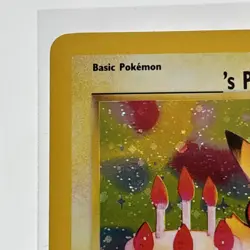 2000 Pokemon Promo Birthday Pikachu Holo Black Star #24 MINT/NM Vintage - Image 2