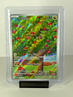 Pokemon TCG Applin Illustration Rare SV06: Twilight Masquerade 185/167 NM - Image 1