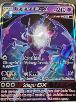 VLP Pokemon TCG Naganadel GX SM125 Black Star Promo Holo - Image 5