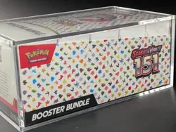 Pokemon 151 SV3.5 Booster Bundle Display Factory Sealed Case W/Acrylic Case - Image 4