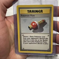 Pokemon Flute Uncommon Base Set 86/102 NM/MT Vintage Pokemon Nintendo WOTC TCG - Image 1