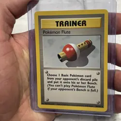 Pokemon Flute Uncommon Base Set 86/102 NM/MT Vintage Pokemon Nintendo WOTC TCG - Image 2