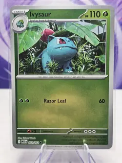 Pokemon TCG Mega Evolution Ivysaur Reverse Holo 002/132 NM - Image 1