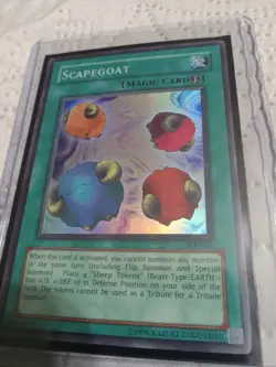 YuGiOh! Scapegoat - Super Rare - SDJ-041 1st Edition LP - Image 1